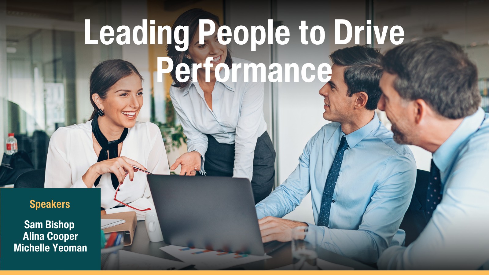 Leading People to Drive Performance